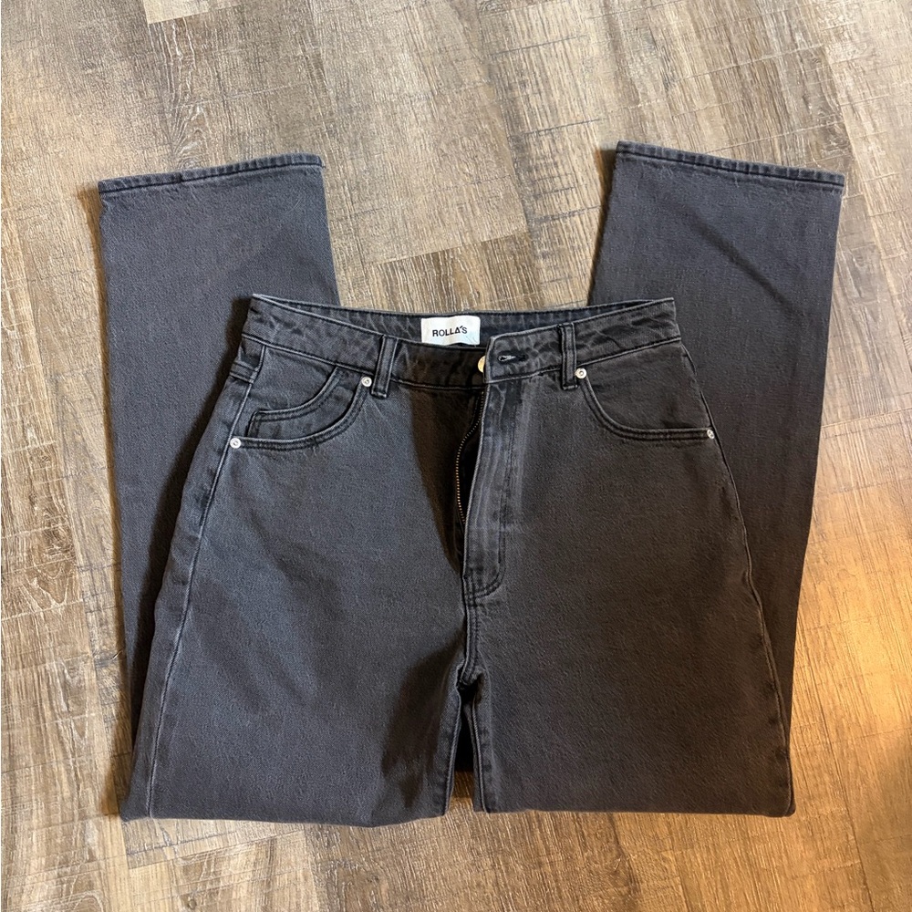 Rolla’s Womens Black Jeans